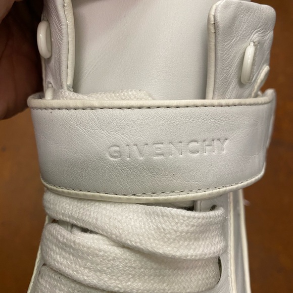 Givenchy white leather tyson high top - Picture 3 of 7